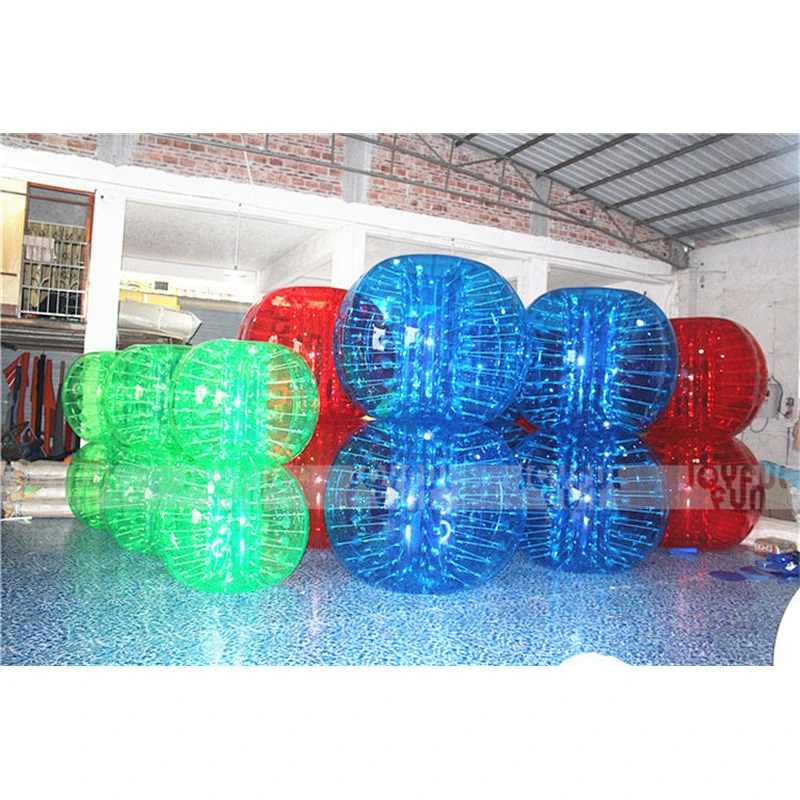 Commercial popular inflatable bumper zorb ball human football for kids and adults
