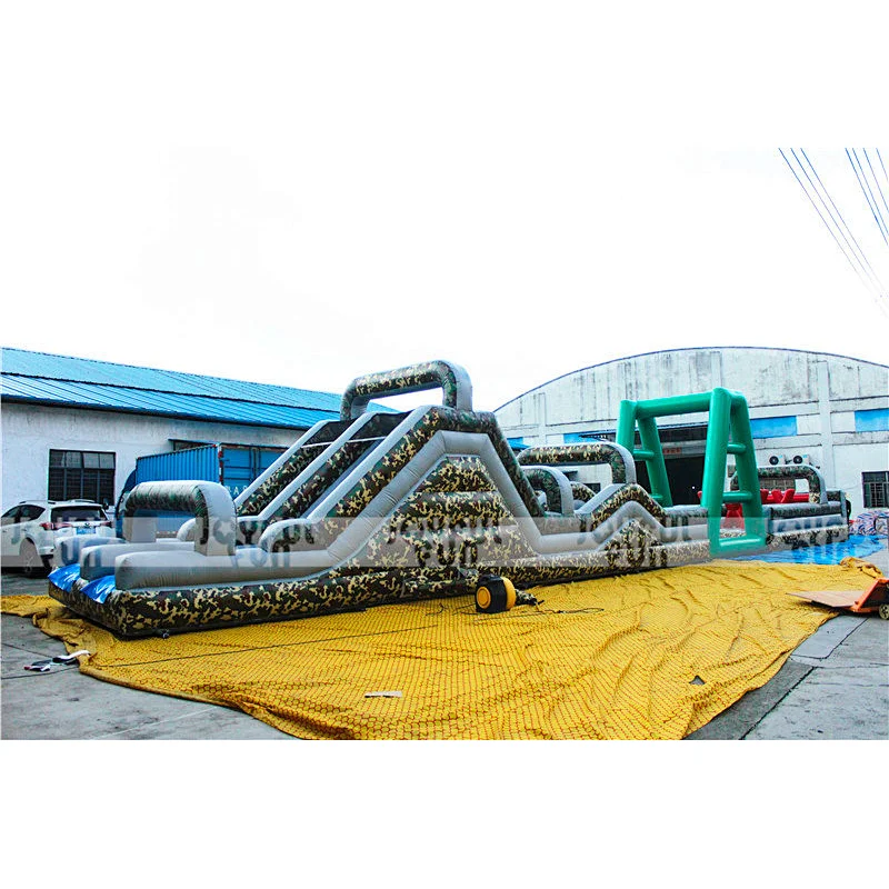 Factory Price High Quality Obstacle Course Equipment Used Commercial Outdoor Inflatable Obstacle Course for Adult