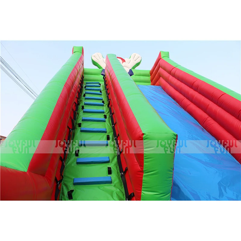 Commercial large inflatable dry slide giant inflatable jumping bouncer game for kids and adults