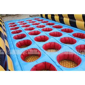 Factory Direct Interactive Challenge Large Used Inflatable Obstacle Course for Adult