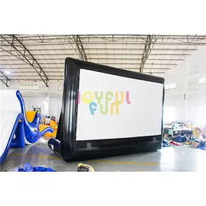 Joyful Fun OEM Advertising Screen Commercial Outdoor Inflatable Movie Screen