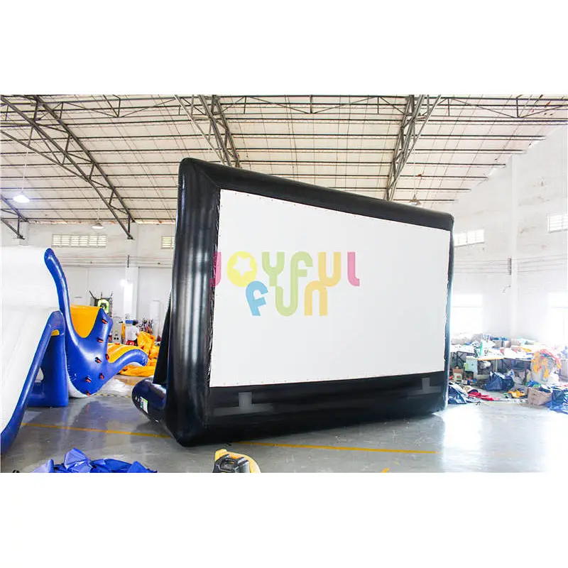 Joyful Fun OEM Advertising Screen Commercial Outdoor Inflatable Movie Screen