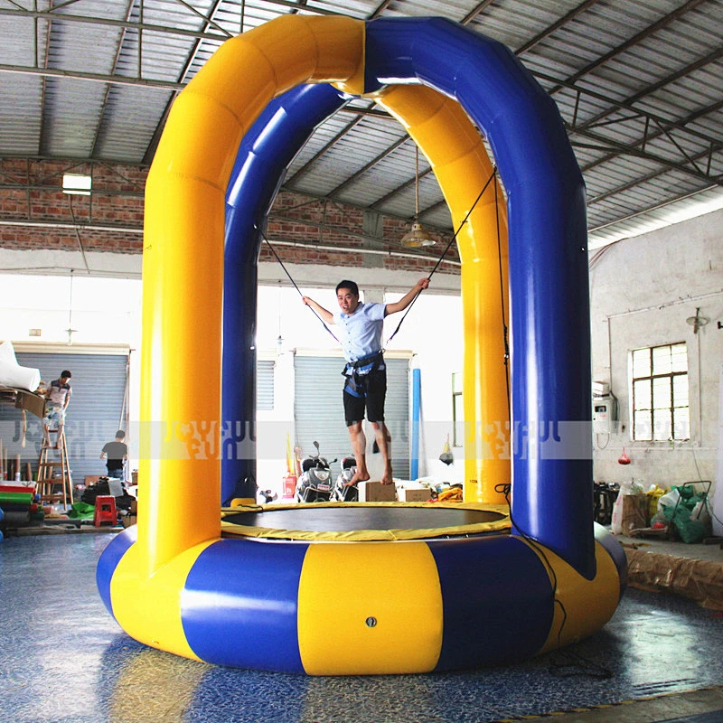 Funny outdoor single inflatable bungee trampoline for sale