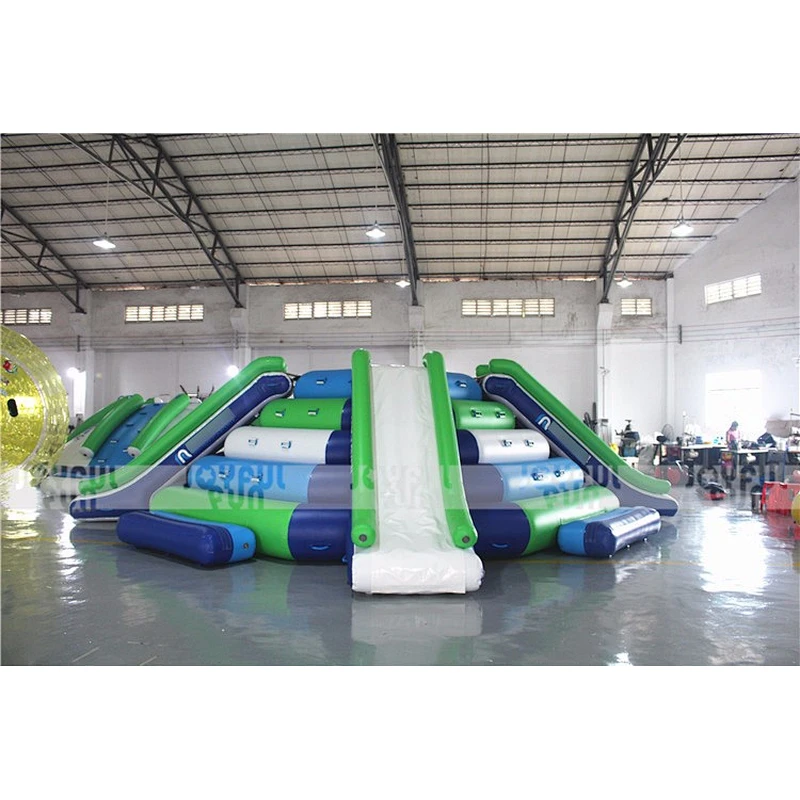 High Quality Water Sport Outdoor Floating Inflatable Island in Water Play Equipment