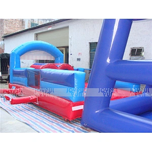 New design obstacle course inflatable game inflatable jumping toy funny game inflatable bouncer house for sale