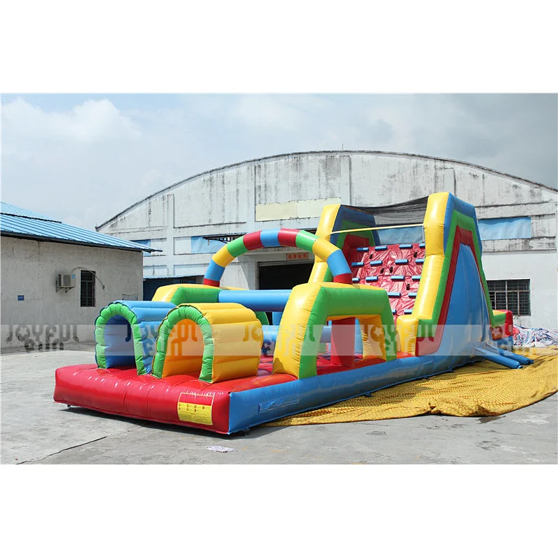 Hot sale commercial factory price inflatable obstacle course for sale inflatable adult kids course