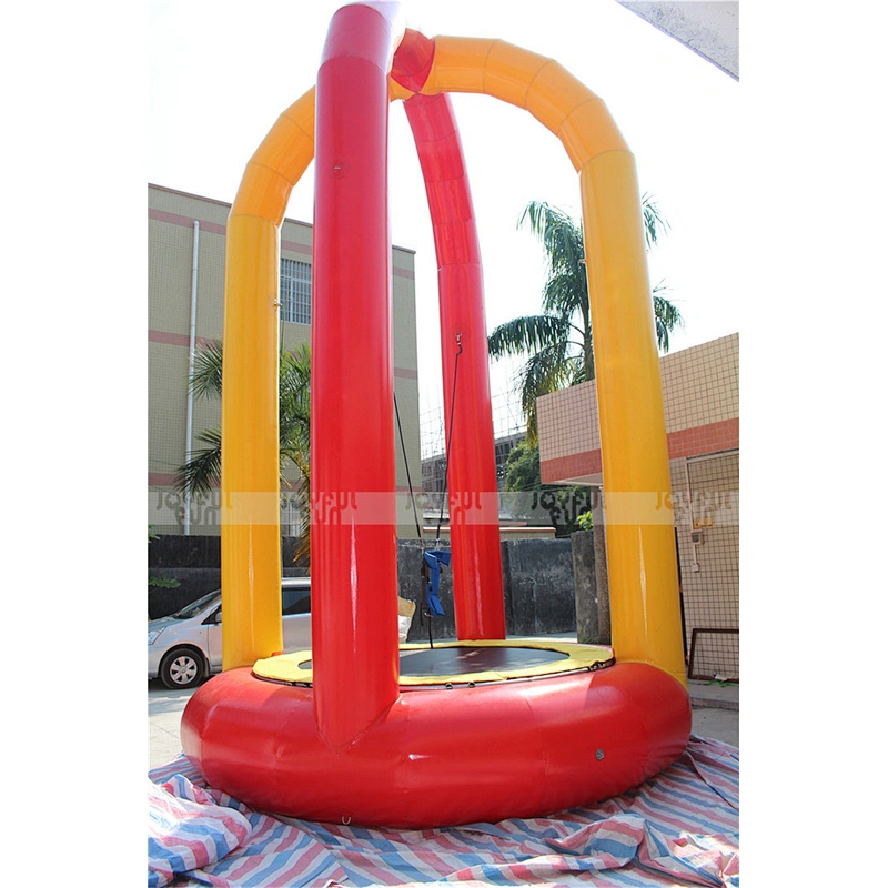 Funny outdoor single inflatable bungee trampoline for sale