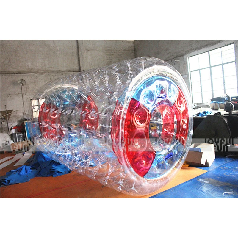 China factory price inflatable walking roller toy inflatable wheel game inflatable for sale