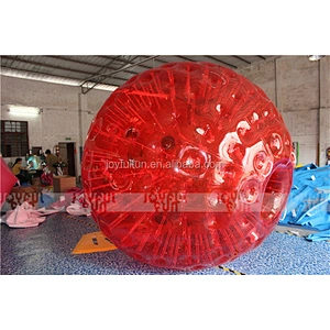 Factory Wholesale Red Color Inflatable Zorbing Ball