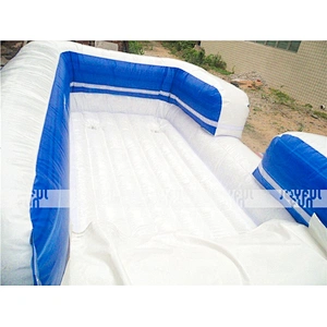 Custom inflatable water slide slide sipper with small water pool for sale
