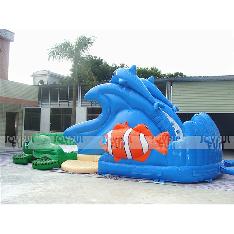 China factory animal design inflatable slide entertainment game for sale