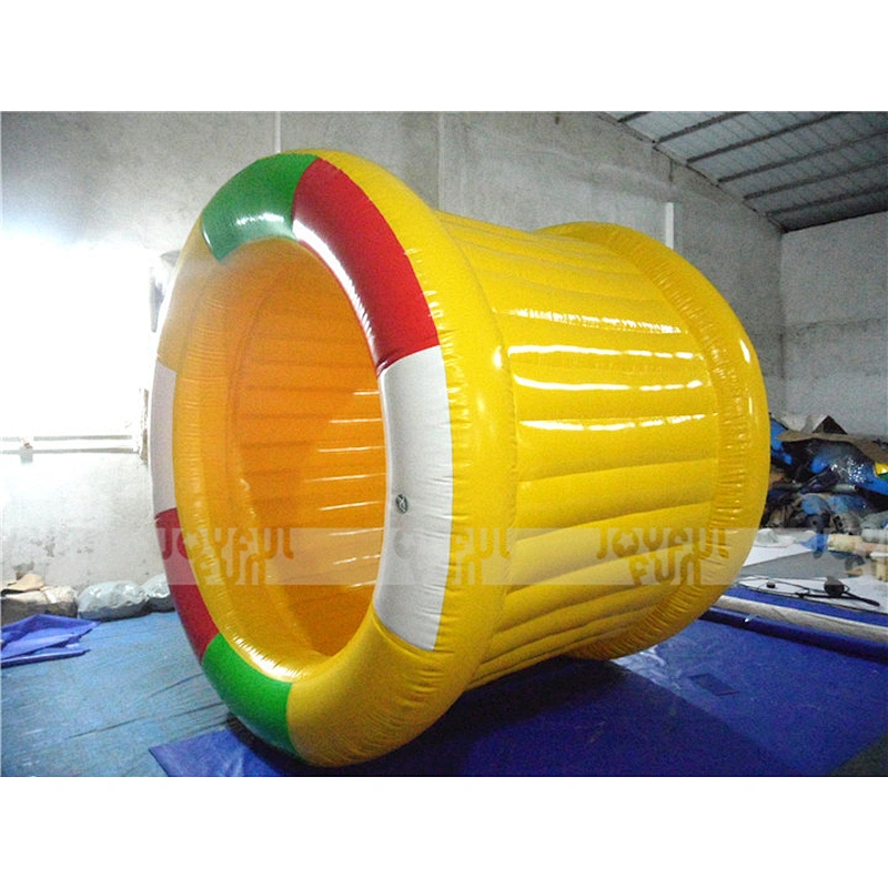 Funny plastic inflatable jumbo floating water pool ball / walk on water pvc bubble roller