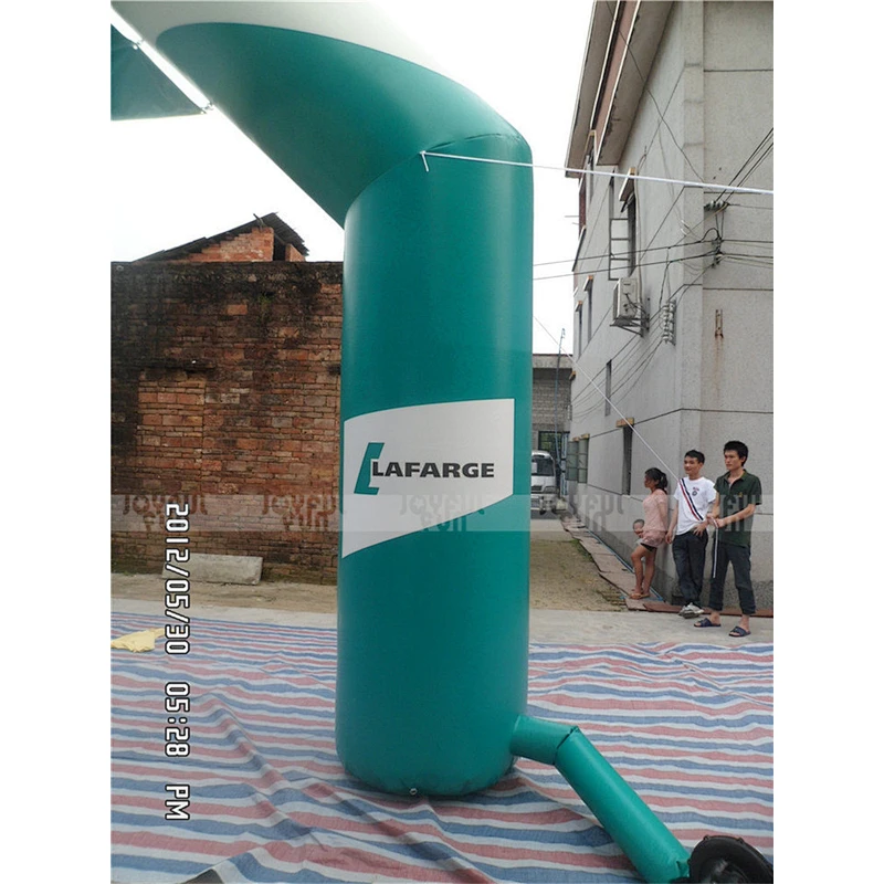 Custom Print Inflatable Race event start archway finish line Plastic march entrance way