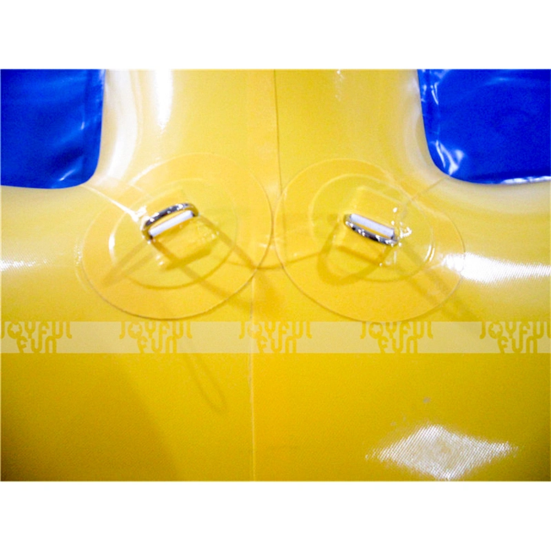 Funny and crazy water game inflatable fly fish boat 6 person fish tube towable for sale