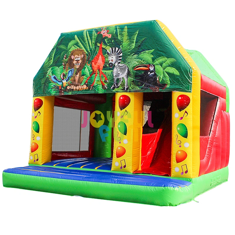 2021 JOYFUL FUN factory kIds combo castle jumping inflatable bouncer