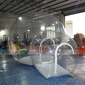 New Arrivals 2018 Customized design Inflatable clear PVC bubble ball dome tent toys for kids