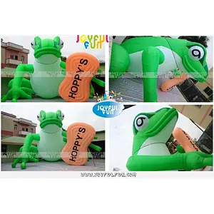 Ad use amusement park inflatable welding frog model ad outdoor for sale