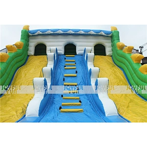 Kids Toys Amusement Park Slide for Sale Giant Inflatable Slide Double Lane