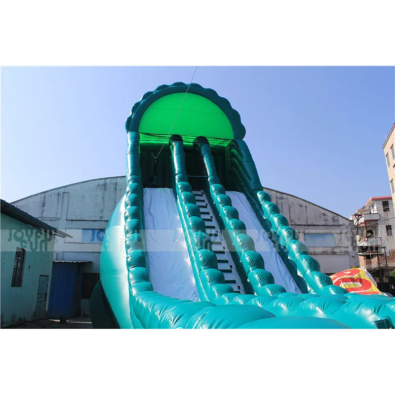 High Quality Joyful Fun Factory Inflatable Amazon Jungle Zip Line Crazy Game