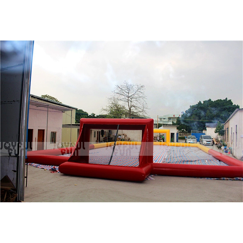 Customized color inflatable soccer field in high quality factory good quality football field for sale