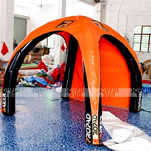 Four legs orange Inflatable tent for sale