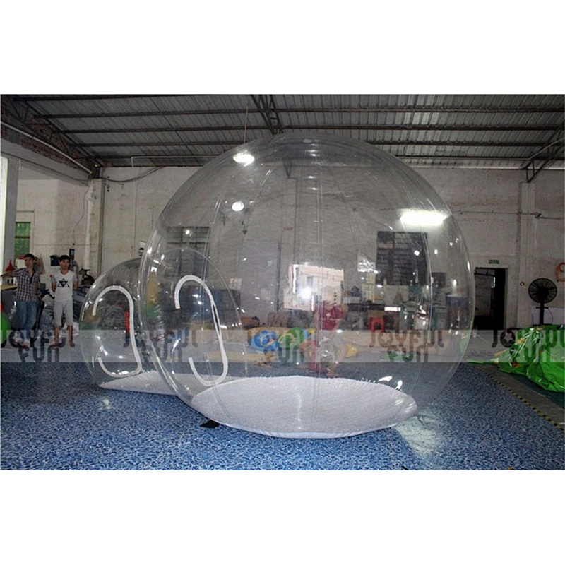 Tiny House Good Rating Party Outdoor Christmas Decor Transparent PVC Inflatable Tent for Sale
