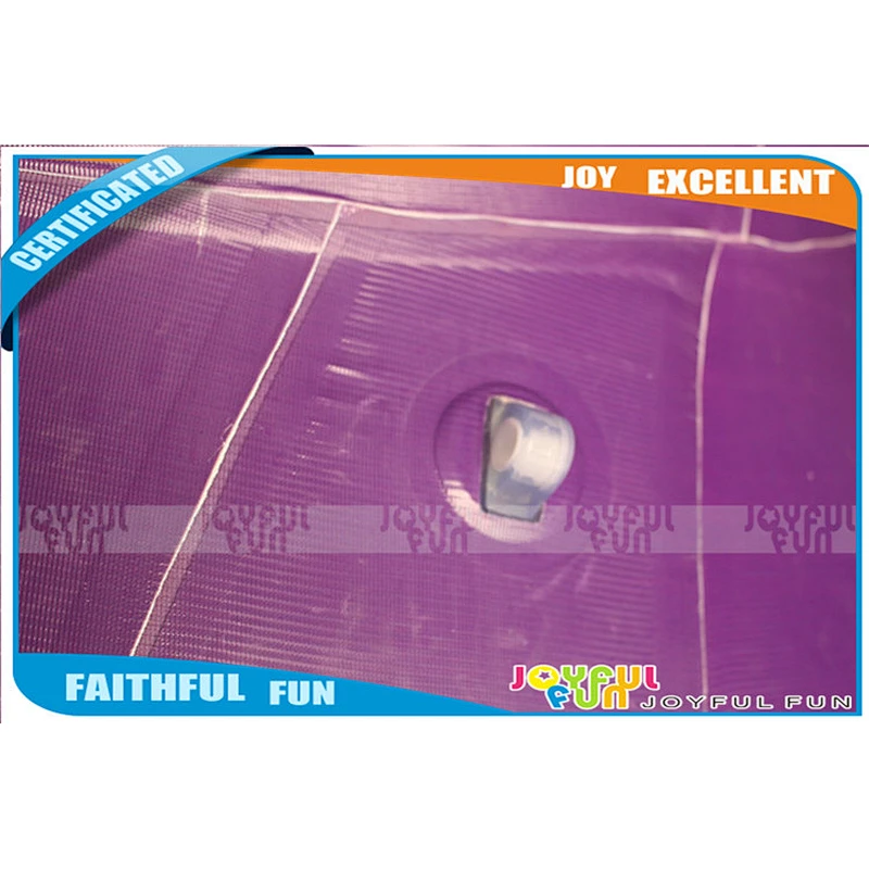 2017 welding giant inflatable tire advertising cartoon of purple duck