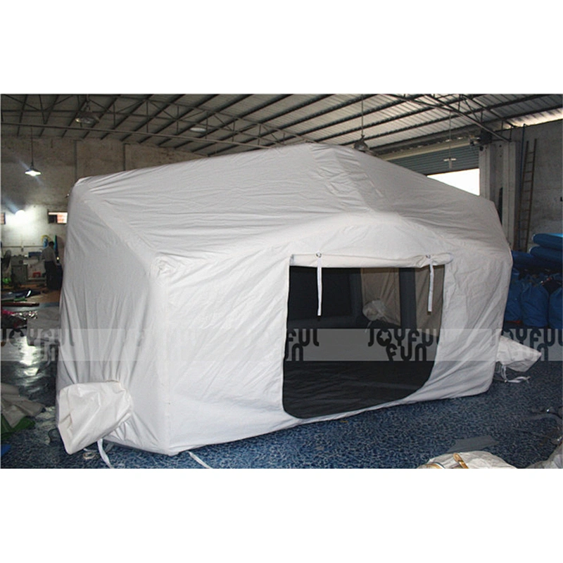 Cheap prices durable PVC large inflatable fire fighting tent, giant square firefighting inflatable tent