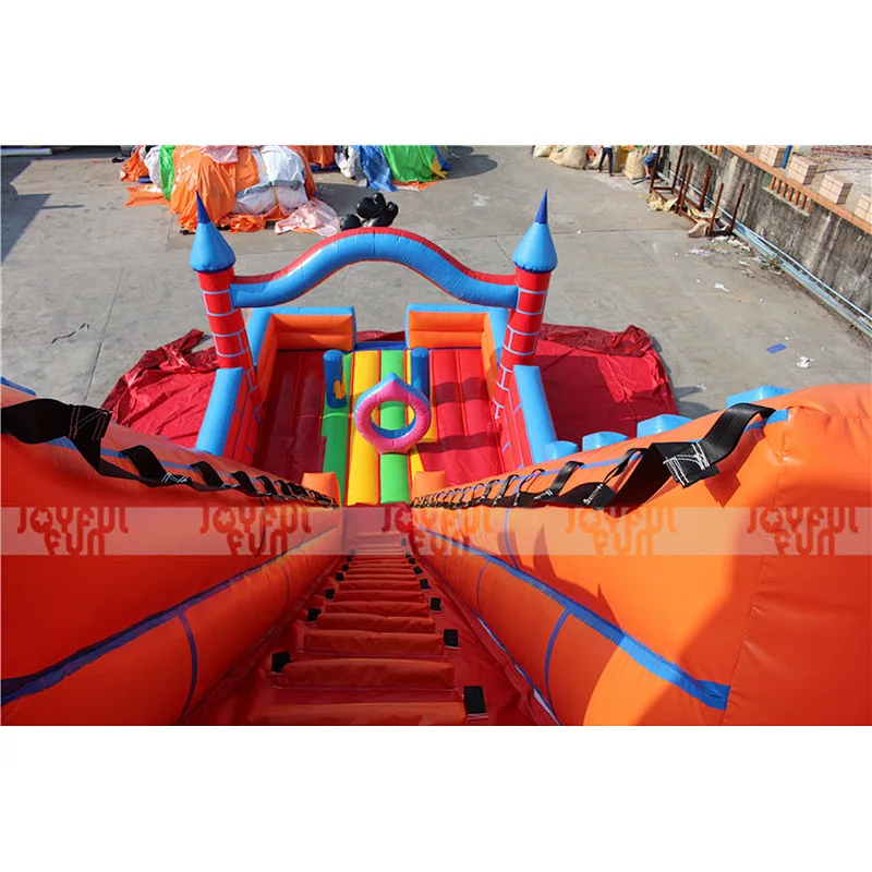 Factory Custom Top Quality 2 Slides Inflatable double Slide for Sale