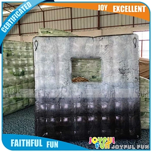 Hot sale inflatable  paintball obstacle  bunker wall for sale