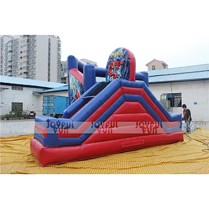 Custom Printed Spider-man Kids Toys Jumping Castle Inflatable Bouncer Combo with Slide