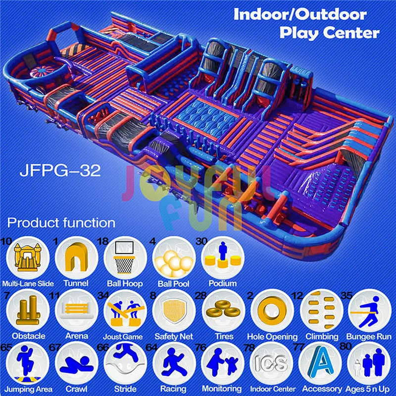 JOYFUL FUN factory sale customize inflatable amusement park