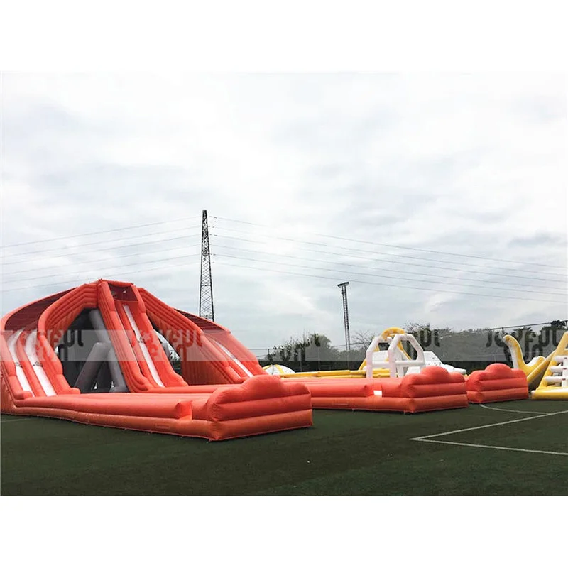 6-lane Exciting Supper Giant Large Big Hippo Inflatable Water Slide for Sale