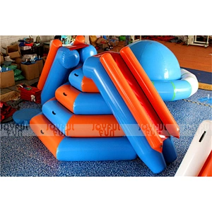 Commercial customize giant inflatable floating water slide for amusement equipment