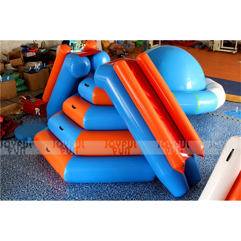 Commercial customize giant inflatable floating water slide for amusement equipment