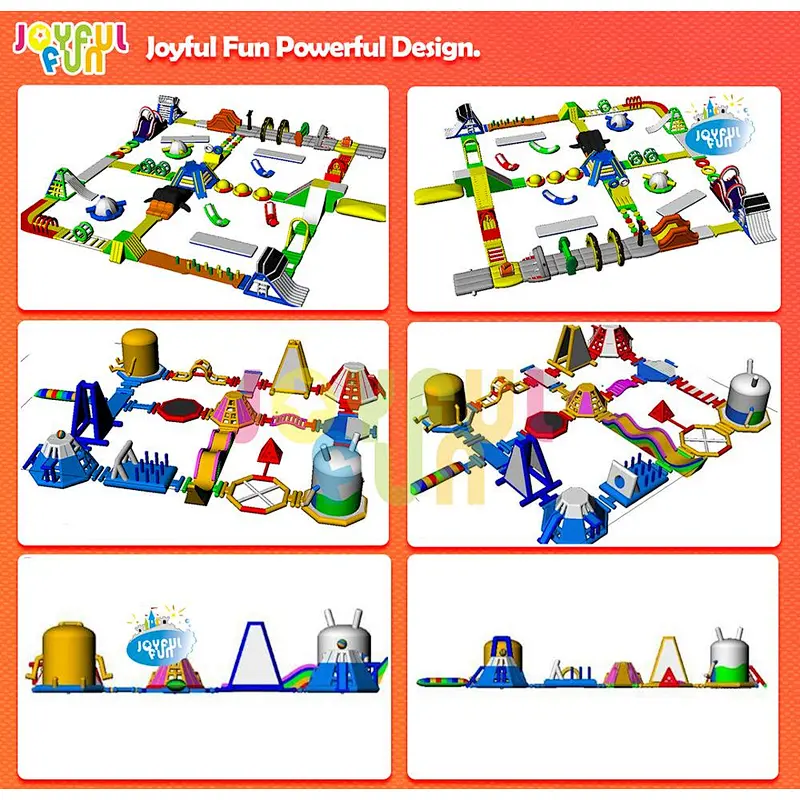 New design 69m big inflatable floating water park large inflatable water park aqua park for sale