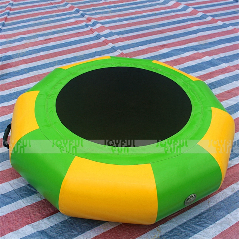 Funny game inflatable round trampoline inflatable jumping area water park equipment park for adults and children