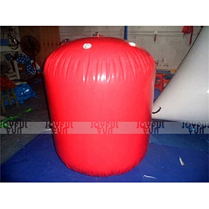 Cheap red inflatable bunker equipment for paintball games