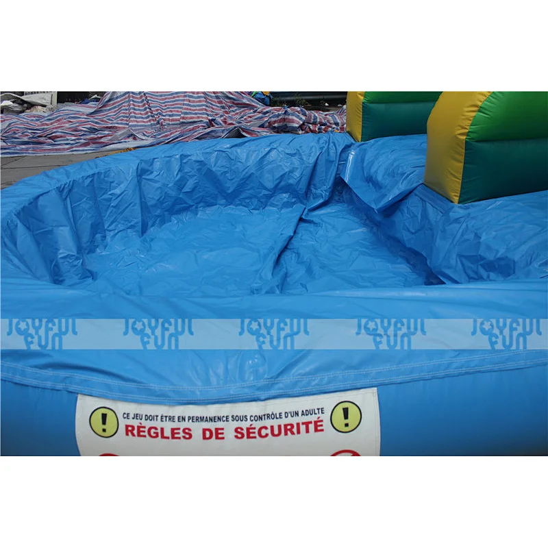 High Quality Amusement Park Tropical Inflatable Water Slide with Pool Cleaner