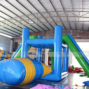 Used Commercial Inflatable Water Island Outdoor Floating Inflatable Water Island for Sale