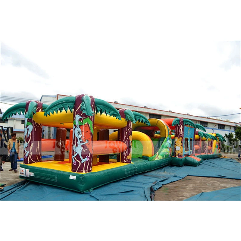 Commercial outdoor inflatable obstacle bouncy jumping toys inflatable new design for sale