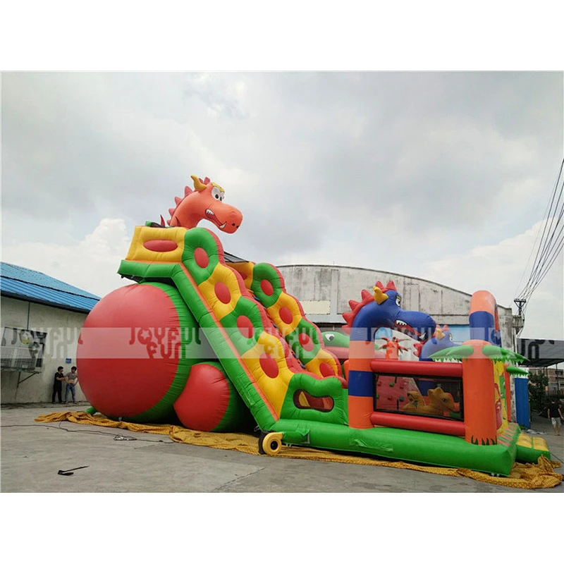 Giant Popular new design inflatable playground funny game inflatable outdoor and indoor playground entertainment park for sale