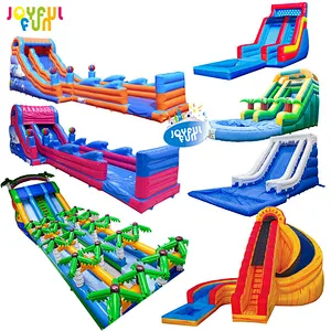 Joyful Fun Wholesale Commercial Big Large Inflatable Water Slide