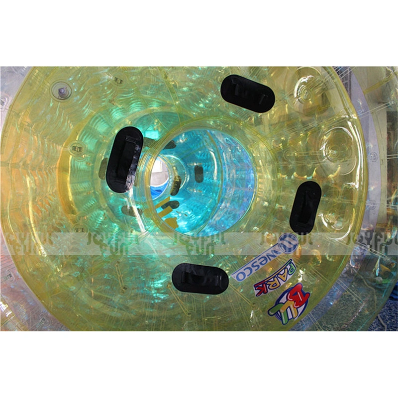 China manufacturer produced inflatable water walking roller inflatable wheel game for events