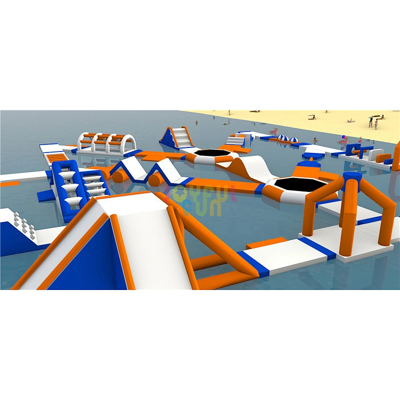 Funny Amusement Park Equipment Inflatable Water Slide Park for Sale
