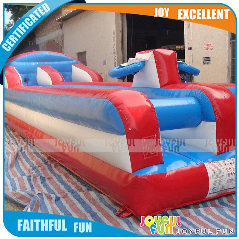 Inflatable Sport Game Inflatable Bungee Run Equipment with Shooting Basket