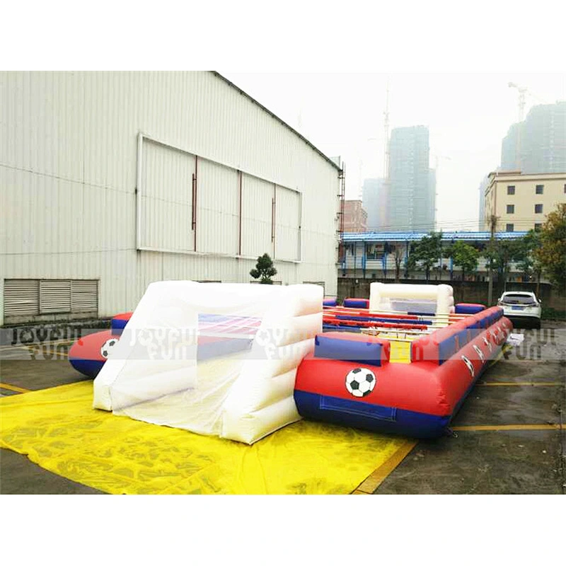 Funny Sport Human Table Soccer Game Adult Custom color design Inflatable Football Field with digital print