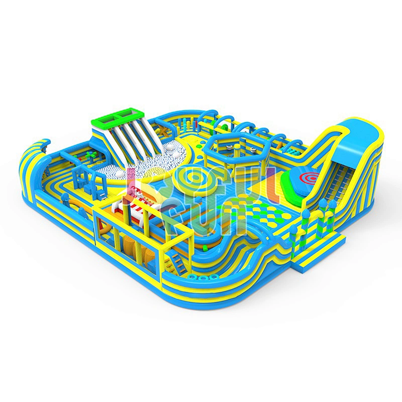 Professional OEM Customized Theme Park Commercial Indoor Outdoor Large Inflatable Park
