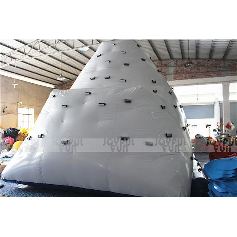 Funny hot sale Aqua water game inflatable iceberg, climbing mountain ice berg, inflatable water island toys for adult
