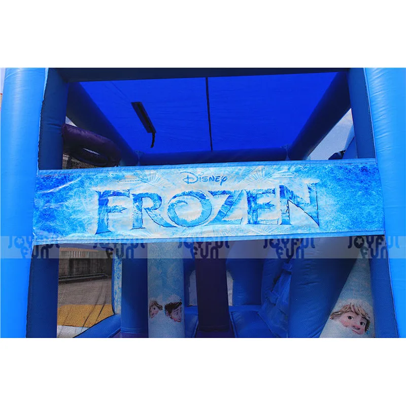 Frozen Theme Bouncers Inflatable Slide Inflatable Combo Jumping for Sale